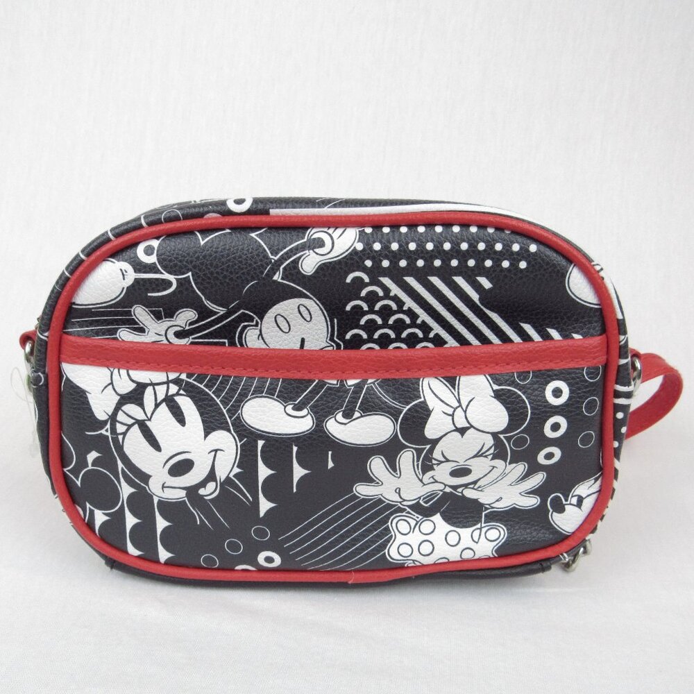 Disney Mickey and Minnie Mouse Crossbody Bag Adjustable Purse
